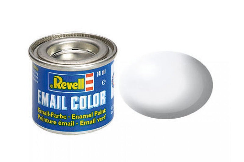 REVELL 32301 (301) WHITE SILK ENAMEL PAINT 14ML