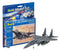 REVELL 03972 F-15E STRIKE EAGLE AND BOMBS PLASTIC MODEL AIRCRAFT KIT WITH BRUSH, PAINTS AND GLUE