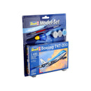 REVELL 03999 BOEING 747-200 WITH BRUSH, PAINTS AND GLUE 1/450 SCALE PLASTIC MODEL AIRCRAFT KIT