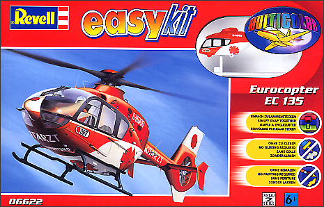 REVELL 06622 EUROCOPTER EC 135 1:100 PLASTIC MODEL HELICOPTER KIT