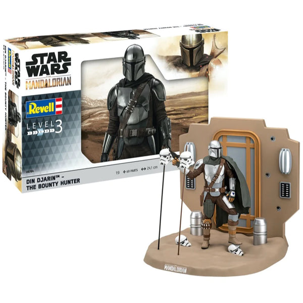 REVELL 06784 STAR WARS THE MANDALORIAN DIN DJARIN THE BOUNTY HUNTER 1/9 SCALE PLASTIC MODEL KIT