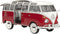 REVELL 07399 VOLKSWAGEN T1 SAMBA BUS 1/24 PLASTIC MODEL KIT WITH BRUSH, PAINTS AND GLUE