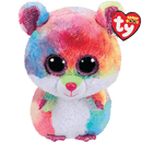 TY BEANIE BOOS RODNEY MULTICOLOURED HAMSTER REGULAR