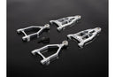 ROVAN 85339 CNC ALLOY EXTENDED (BY 25MM) FRONT ARM KIT SUITS BAJA 5B - SILVER - SEE ALSO 85440