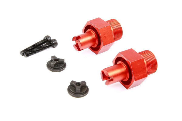 ROVAN 95143 FRONT WHEEL EXTENDED HUB BAJA 5SC CASTLE CLIPLESS - ORANGE