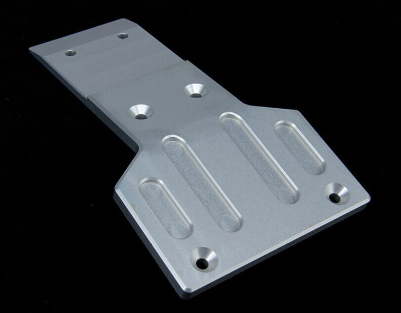 ROVAN 952252 CNC FRONT LOWER CHASSIS PLATE - SILVER