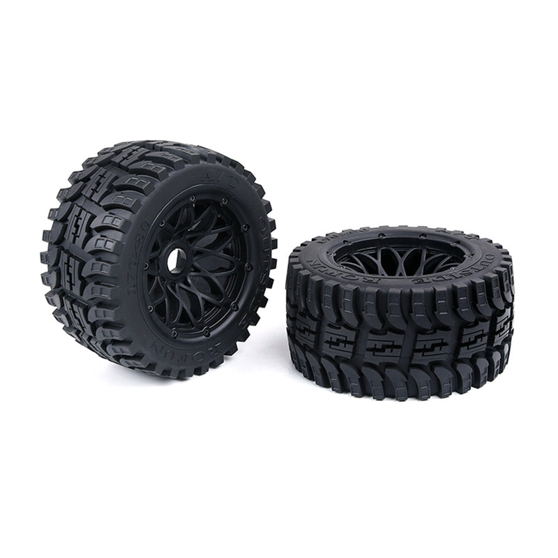 ROVAN 952881 BAJA 5B GEN 2 ALL TERRAIN BUGGY REAR WHEEL SET PREMOUNTED WITH BLACK BEADLOCKS 1 PAIR