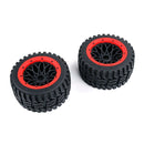 ROVAN 952882 BAJA 5B GEN 2 ALL TERRAIN BUGGY REAR WHEEL SET PREMOUNTED WITH RED BEADLOCKS 1 PAIR