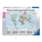 RAVENSBURGER 156528 POLITICAL WORLD MAP 1000PC PUZZLE