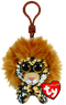 TY BEANIE BOOS FLIPPABLES REGAL BROWN LION CLIP