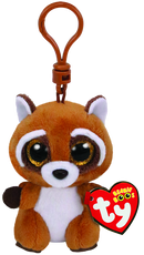 TY BEANIE BOOS RUSTY RACCOON CLIP