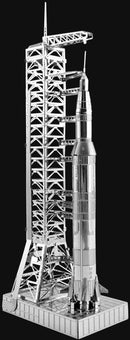 METAL EARTH MMS167 SPACE APOLLO SATURN V ROCKET AND GANTRY 3D METAL MODEL KIT