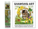 5D DIAMOND ART KIT - KITTEN & FLOWER 30CM X 30CM