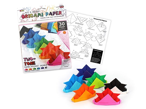 TNW ART AND DESIGN ORIGAMI PAPER MULTICOLOUR 30 SHEETS