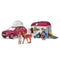 SCHLEICH 42535 HORSE CLUB - HORSE ADVENTURES WITH CAR AND TRAILER PLAYSET