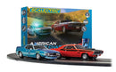 SCALEXTRIC C1405 AMERICAN POLICE CHASE SLOT CAR SET 1/32 GAUGE
