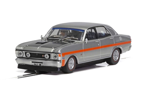 SCALEXTRIC C4037 FORD XW FALCON 1/ 32 SILVER FOX SLOT CAR