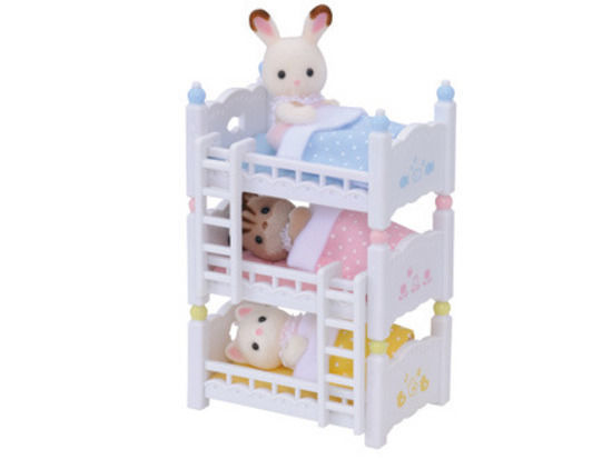 SYLVANIAN FAMILIES 4448 TRIPLE BUNK BEDS