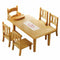 SYLVANIAN FAMILIES 4506 FAMILY TABLE & CHAIRS