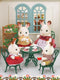 SYLVANIAN FAMILIES 4507 ORNATE GARDEN TABLE & CHAIRS