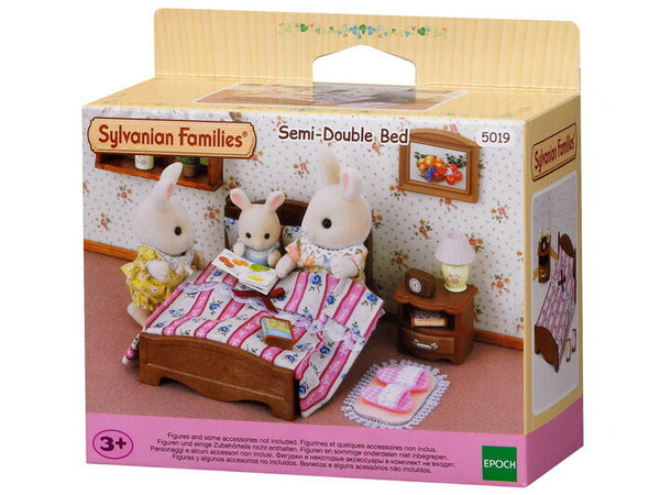 SYLVANIAN FAMILIES 5019 SEMI DOUBLE BED