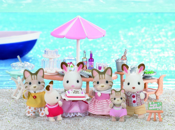 SYLVANIAN FAMILIES 5207 SEASIDE BIRTHDAY PARTY