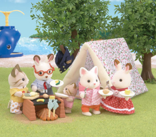 SYLVANIAN FAMILIES 5209 SEASIDE CAMPING SET