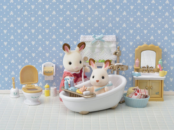 SYLVANIAN FAMILIES 5286 COUNTRY BATHROOM SET