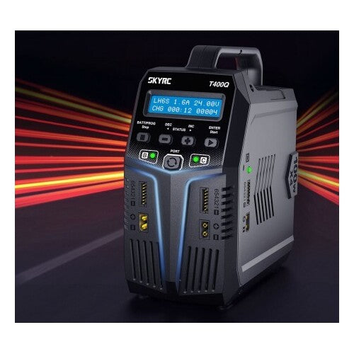 SKYRC T400Q QUAD-PORT AC/DC 4 CHANNEL BALANCE CHARGER/DISCHARGER