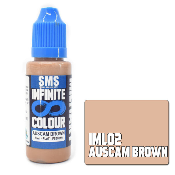 SMS PAINTS IML02 INFINITE MILITARY COLOUR AUSCAM BROWN 20ML
