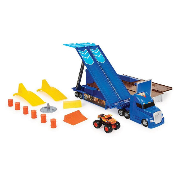 SPIN MASTER MONSTER JAM 1:64 TRANSFORMING HAULER PLAYSET