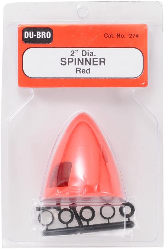 DU-BRO 274 2IN SPINNER RED