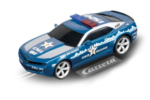 CARRERA EVOLUTION 20027670 CHEVROLET CAMARO STATE TROOPER SLOT CAR