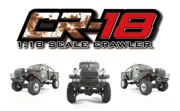 HOBBY PLUS 240106 CR-18 HARVEST RTR SCALE CRAWLER GREY 1/18