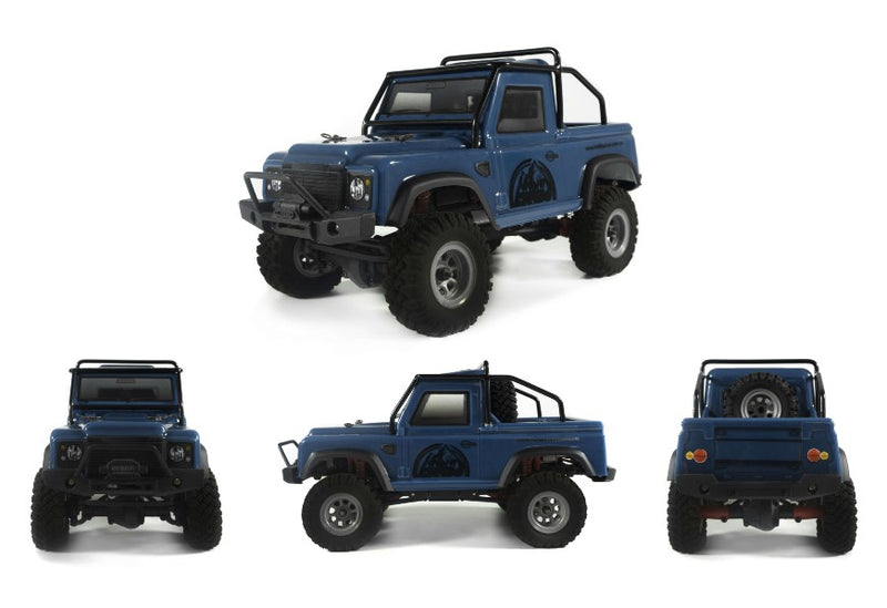 HOBBY PLUS 240130 1/24 DEFENDER RTR SCALE CRAWLER DARK BLUE