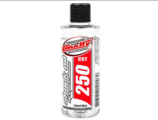 TEAM CORALLY 81025 SHOCK OIL ULTRA PURE SILICONE 250CPS 150ML