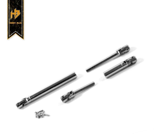 HOBBY PLUS 240074 STEEL U-JOINT DRIVE SHAFT SET FOR CR-18 2 PCS