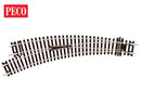 PECO ST-245 TRACK LEFT HAND CURVE OO/HO