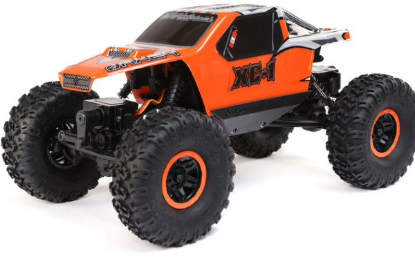 AXIAL AX24 XC-1 4WS 1/24 SCALE REMOTE CONTROL ROCK CRAWLER ORANGE READY TO RUN