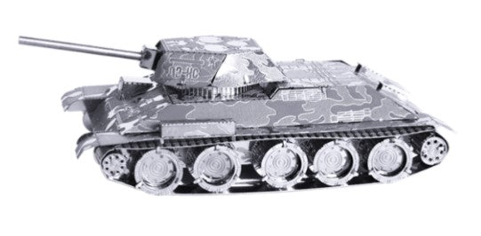 METAL EARTH MMS201 VEHICLES T-34 TANK 3D METAL MODEL KIT