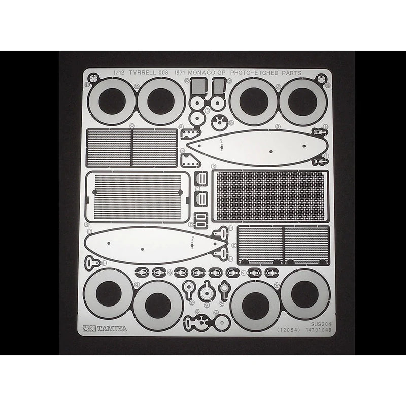 TAMIYA 12054 TYRELL 003 1971 MONACO GP 1/12 SCALE CAR PLASTIC MODEL KIT