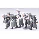 TAMIYA 35256 GERMAN ASSAULT INFANTRY WITH WINTER GEAR 1/35 SCALE FIGURES PLASTIC MODEL KIT