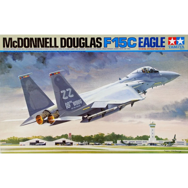 TAMIYA 60304 MCDONNELL DOUGLAS F-15C EAGLE 1/32 SCALE AIRCRAFT PLASTIC MODEL KIT