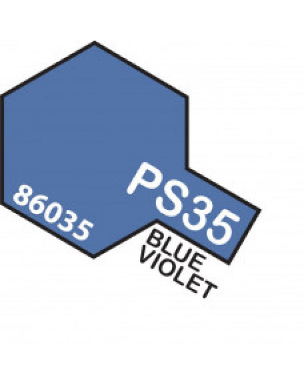 TAMIYA PS-35 BLUE VIOLET POLYCARBONATE AEROSOL SPRAY PAINT 100ML