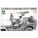 TAKOM 1016 US WWII QUARTER (1/4) TON 4X4 UTILITY VEHICLE 1/16 SCALE PLASTIC MODEL KIT