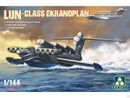 TAKOM 3002 LUN-CLASS EKRANOPLAN 1/144 SCALE MARINE AIRCRAFT PLASTIC MODEL KIT