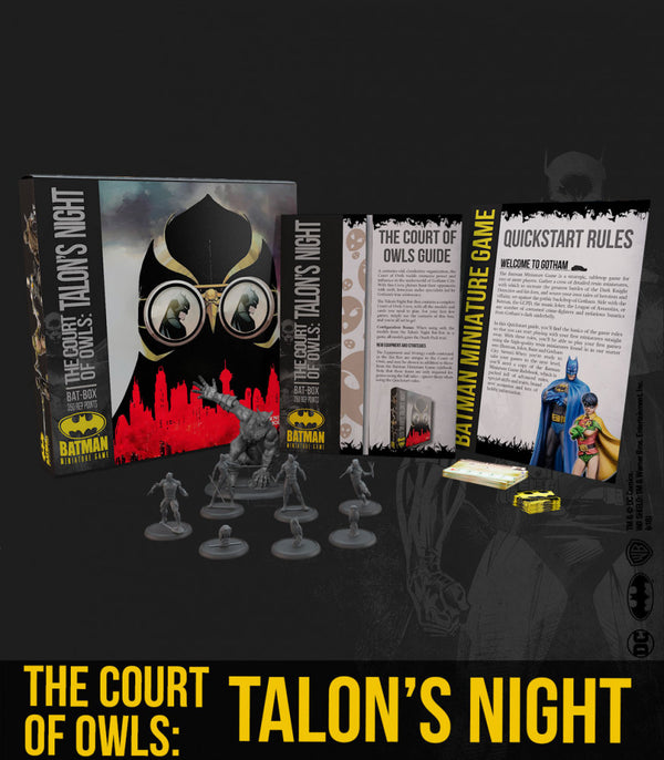 KNIGHT MODELS BATBOX006 THE COURT OF OWLS TALONS NIGHT BATMAN MINIATURE GAME