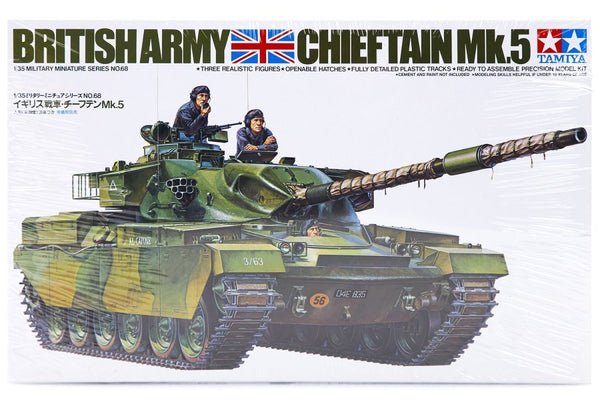 TAMIYA 35068 BRITISH ARMY CHIEFTAIN MK.5 TANK 1/35 SCALE PLASTIC MODEL KIT