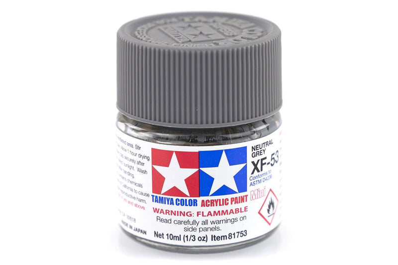 TAMIYA XF-53 ACRYLIC NEUTRAL GREY PAINT 10ML