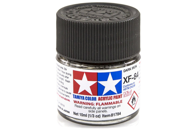 TAMIYA XF-84 ACRYLIC DARK IRON PAINT 10ML